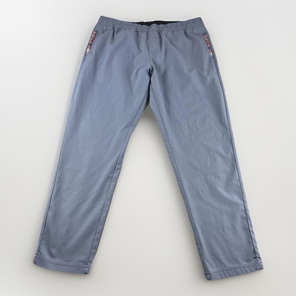 Wowie Joggers Mens XL Gray Drawstring Sweatpants Aztec Stretch Athleisure Pants